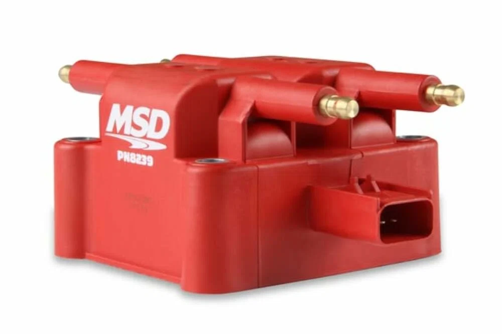 MSD Ignition Coil 1994-2006 Dodge_Chrysler 2.0_2.4_4.0L engines Red Si